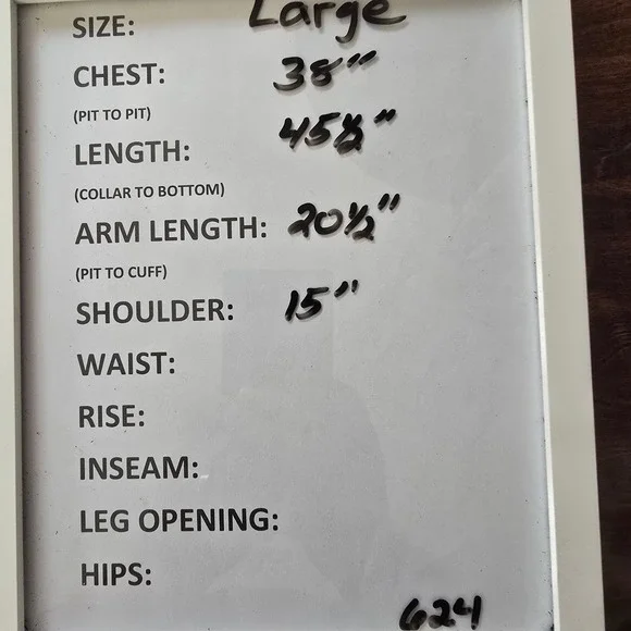 Freshman 1996 Ivory Crochet Knit Duster Cardigan Boho Longline Sweater - Size L - Picture 8 of 8